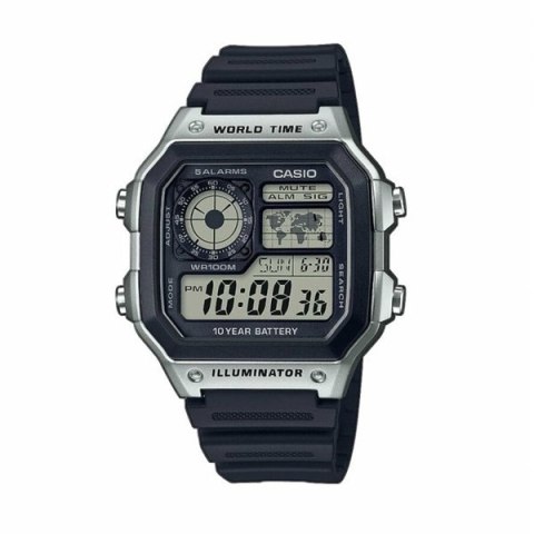 CASIO Mod. WORLD TIME ILLUMINATOR - 5 Alarms, 10 Year battery CASIO Mod. WORLD TIME ILLUMINATOR - 5 Alarms, 10 Year battery