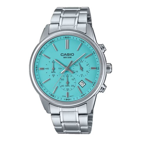 CASIO COLLECTION Mod. CHRONO DATE - AQUA GREEN CASIO COLLECTION Mod. CHRONO DATE - AQUA GREEN