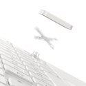 Baseus Brilliance etui magnetyczne klawiatura bezprzewodowa z wyświetlaczem iPad 10 10.9" (2022) biała
