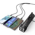 Choetech jump starter z powerbankiem 8000mAh - latarka LED (TC0016) - czarny