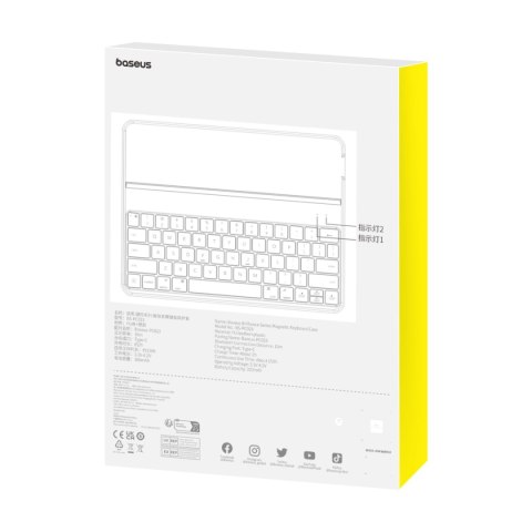 Etui z klawiaturą Baseus Brilliance Series na iPad Pro 12.9'' (2022/2021/2020/2019) + kabel USB-C - czarne Etui z klawiaturą Baseus Brilliance Series na iPad Pro 12.9'' (2022/2021/2020/2019) + kabel USB-C - czarne