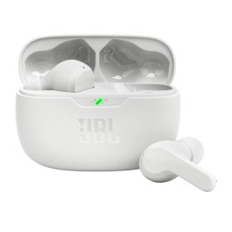 Słuchawki JBL Wave Beam bezprzewodowe dokanałowe Bluetooth 5.2 IP54 IPX2 - białe
