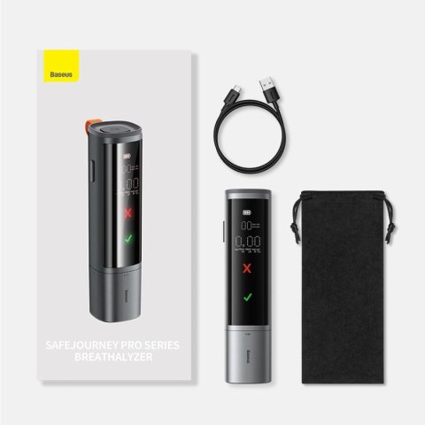 Baseus SafeJourney Pro Series alkomat 470mAh szary Baseus SafeJourney Pro Series alkomat 470mAh szary