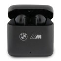 Słuchawki Bluetooth BMW M Collection TWS + stacja dokująca - czarne