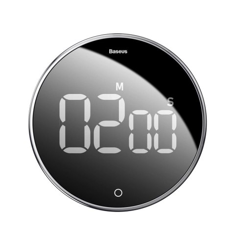 Baseus Heyo obrotowy minutnik czasomierz elektroniczny timer czarny (ACDJS-01) Baseus Heyo obrotowy minutnik czasomierz elektroniczny timer czarny (ACDJS-01)