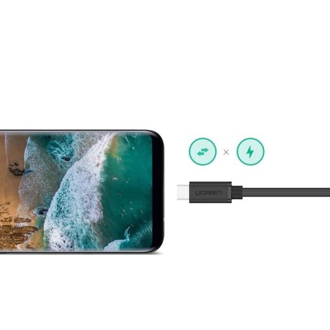 Kabel Ugreen 40574 USB-C - USB-C 5Gb/s 0,5m - czarny Kabel Ugreen 40574 USB-C - USB-C 5Gb/s 0,5m - czarny