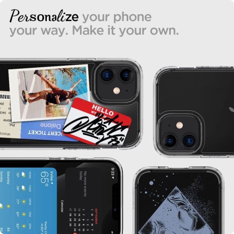 Etui Spigen Ultra Hybrid na iPhone 12 mini - przezroczyste Etui Spigen Ultra Hybrid na iPhone 12 mini - przezroczyste