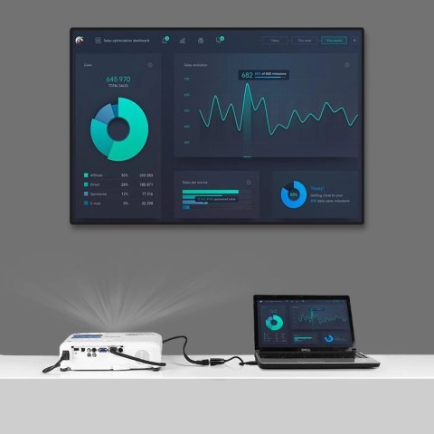 Ugreen kabel przewód przejściówka adapter jednokierunkowy z HDMI (męski) do VGA (żeński) FHD czarny (MM105 40253) Ugreen kabel przewód przejściówka adapter jednokierunkowy z HDMI (męski) do VGA (żeński) FHD czarny (MM105 40253)
