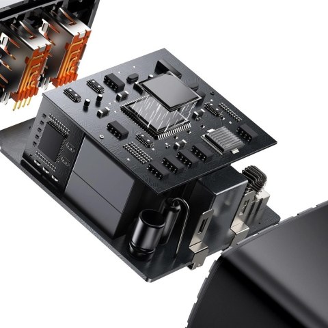 Baseus Compact szybka ładowarka sieciowa 2x USB / USB Typ C 30W 3A Power Delivery Quick Charge czarny (CCXJ-E01) Baseus Compact szybka ładowarka sieciowa 2x USB / USB Typ C 30W 3A Power Delivery Quick Charge czarny (CCXJ-E01)