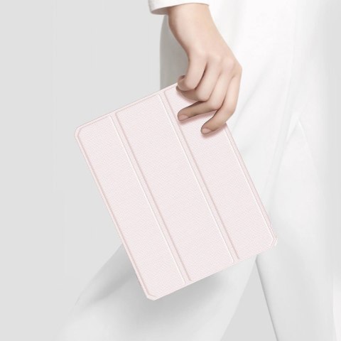 Dux Ducis Toby pancerne etui z klapką Smart Case do iPad Air 2020 / 2022 z uchwytem na Apple Pencil różowy Dux Ducis Toby pancerne etui z klapką Smart Case do iPad Air 2020 / 2022 z uchwytem na Apple Pencil różowy