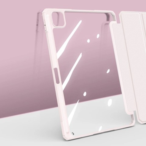 Dux Ducis Toby pancerne etui z klapką Smart Case do iPad Air 2020 / 2022 z uchwytem na Apple Pencil różowy Dux Ducis Toby pancerne etui z klapką Smart Case do iPad Air 2020 / 2022 z uchwytem na Apple Pencil różowy