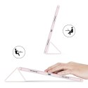 Dux Ducis Toby pancerne etui z klapką Smart Case do iPad Air 2020 / 2022 z uchwytem na Apple Pencil różowy