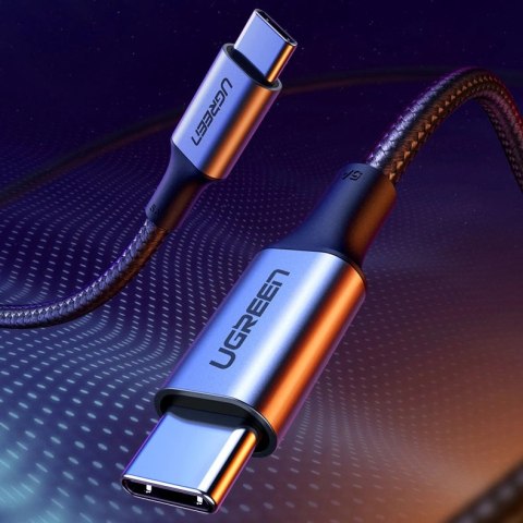 Kabel Ugreen US316 90120 USB-C - USB-C PD QC FCP 100W 5A 480Mb/s 3m - szary Kabel Ugreen US316 90120 USB-C - USB-C PD QC FCP 100W 5A 480Mb/s 3m - szary