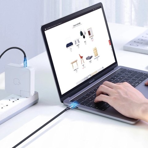 Kabel Ugreen US316 90120 USB-C - USB-C PD QC FCP 100W 5A 480Mb/s 3m - szary Kabel Ugreen US316 90120 USB-C - USB-C PD QC FCP 100W 5A 480Mb/s 3m - szary