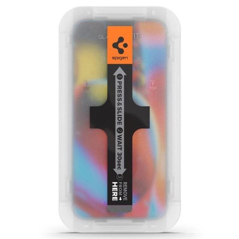 Szkło hartowane Spigen Glas.tR EZ Fit na iPhone 13 / 13 Pro / 14 / 16e - 2 szt. Szkło hartowane Spigen Glas.tR EZ Fit na iPhone 13 / 13 Pro / 14 / 16e - 2 szt.