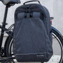 Wozinsky torba rowerowa na bagażnik plecak rowerowy ze stelażem 2w1 30l czarny (WBB33BK)