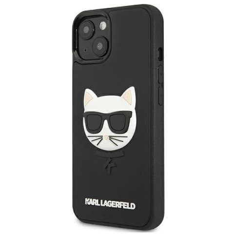 Etui Karl Lagerfeld 3D Rubber Choupette na iPhone 13 mini - czarne Etui Karl Lagerfeld 3D Rubber Choupette na iPhone 13 mini - czarne