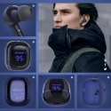 Acefast T6 dokanałowe słuchawki bezprzewodowe TWS Bluetooth - niebieskie