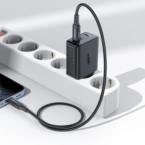 Acefast ładowarka sieciowa GaN USB Typ C 50W, PD, QC 3.0, AFC, FCP biały (A29 white) Acefast ładowarka sieciowa GaN USB Typ C 50W, PD, QC 3.0, AFC, FCP biały (A29 white)