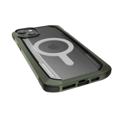 Raptic X-Doria Secure Case etui iPhone 14 Pro Max z MagSafe pancerny pokrowiec zielony Raptic X-Doria Secure Case etui iPhone 14 Pro Max z MagSafe pancerny pokrowiec zielony
