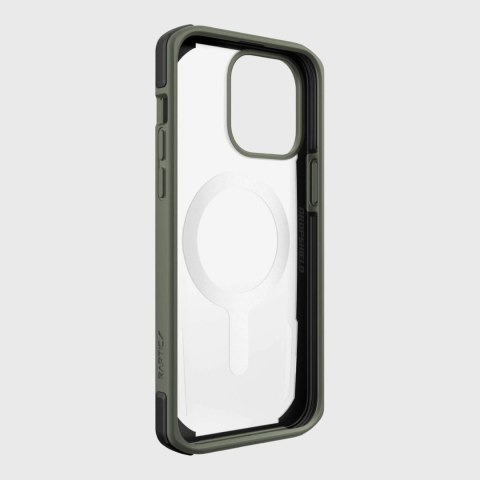 Raptic X-Doria Secure Case etui iPhone 14 Pro Max z MagSafe pancerny pokrowiec zielony Raptic X-Doria Secure Case etui iPhone 14 Pro Max z MagSafe pancerny pokrowiec zielony