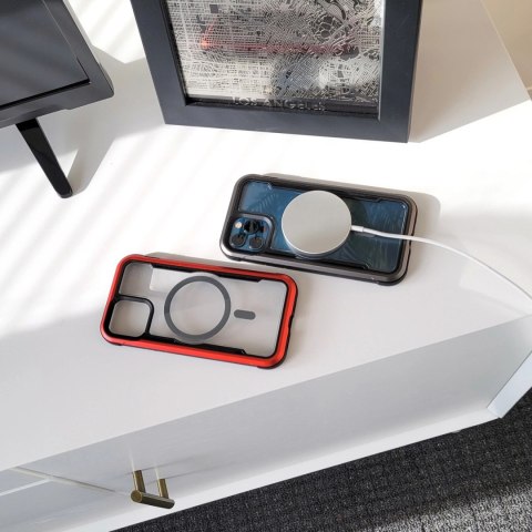 Raptic X-Doria Secure Case etui iPhone 14 Pro Max z MagSafe pancerny pokrowiec zielony Raptic X-Doria Secure Case etui iPhone 14 Pro Max z MagSafe pancerny pokrowiec zielony