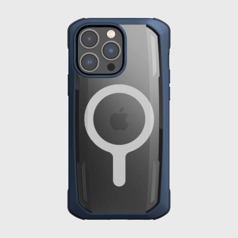 Raptic X-Doria Secure Case etui iPhone 14 Pro z MagSafe pancerny pokrowiec niebieski Raptic X-Doria Secure Case etui iPhone 14 Pro z MagSafe pancerny pokrowiec niebieski