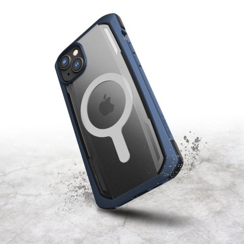 Raptic X-Doria Secure Case etui iPhone 14 Pro z MagSafe pancerny pokrowiec niebieski Raptic X-Doria Secure Case etui iPhone 14 Pro z MagSafe pancerny pokrowiec niebieski