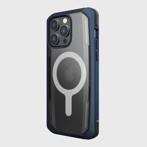 Raptic X-Doria Secure Case etui iPhone 14 Pro z MagSafe pancerny pokrowiec niebieski Raptic X-Doria Secure Case etui iPhone 14 Pro z MagSafe pancerny pokrowiec niebieski