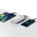 Baseus Bipow powerbank z szybkim ładowaniem 30000mAh 20W biały (Overseas Edition) + kabel USB-A - Micro USB 0.25m biały (PPBD050