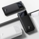 Baseus Bipow powerbank z szybkim ładowaniem 30000mAh 20W biały (Overseas Edition) + kabel USB-A - Micro USB 0.25m biały (PPBD050