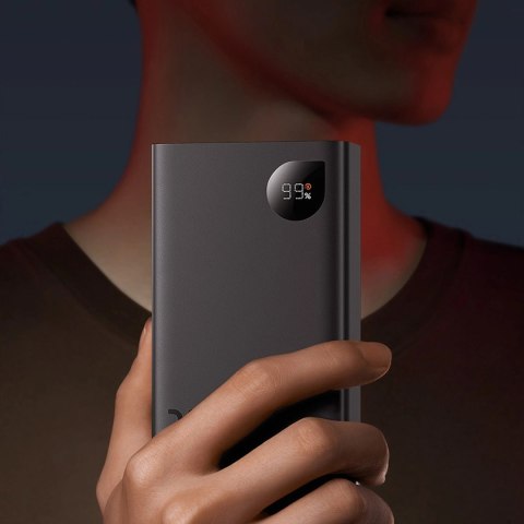 Powerbank Baseus Adaman2 20000mAh 30W 2x USB-A / USB-C PD / QC / SCP / Oppo Super VOOC - czarny Powerbank Baseus Adaman2 20000mAh 30W 2x USB-A / USB-C PD / QC / SCP / Oppo Super VOOC - czarny