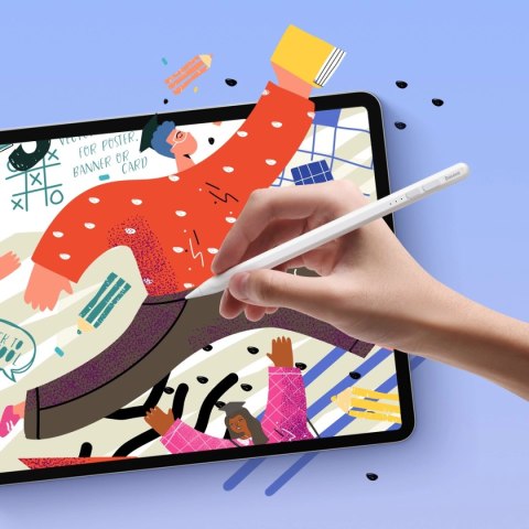 Aktywny rysik stylus do iPad Baseus Smooth Writing 2 SXBC060502 - biały Aktywny rysik stylus do iPad Baseus Smooth Writing 2 SXBC060502 - biały