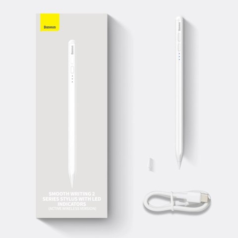 Aktywny rysik stylus do iPad Baseus Smooth Writing 2 SXBC060502 - biały Aktywny rysik stylus do iPad Baseus Smooth Writing 2 SXBC060502 - biały