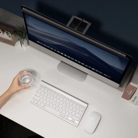 Baseus i-wok Series lampka LED na monitor do pulpitu oświetlenie ekranu czarna (DGIWK-P01) Baseus i-wok Series lampka LED na monitor do pulpitu oświetlenie ekranu czarna (DGIWK-P01)