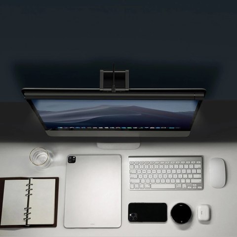 Baseus i-wok Series lampka LED na monitor do pulpitu oświetlenie ekranu czarna (DGIWK-P01) Baseus i-wok Series lampka LED na monitor do pulpitu oświetlenie ekranu czarna (DGIWK-P01)