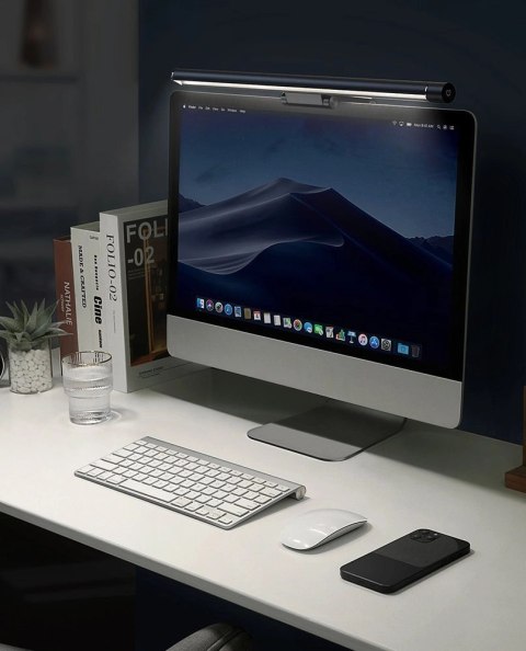 Baseus i-wok Series lampka LED na monitor do pulpitu oświetlenie ekranu czarna (DGIWK-P01) Baseus i-wok Series lampka LED na monitor do pulpitu oświetlenie ekranu czarna (DGIWK-P01)