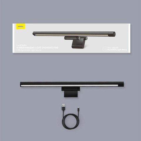 Baseus i-wok Series lampka LED na monitor do pulpitu oświetlenie ekranu czarna (DGIWK-P01) Baseus i-wok Series lampka LED na monitor do pulpitu oświetlenie ekranu czarna (DGIWK-P01)