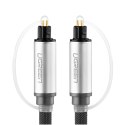 Kabel Ugreen AV108 10541 optyczny Toslink/SPDIF 3m - szary