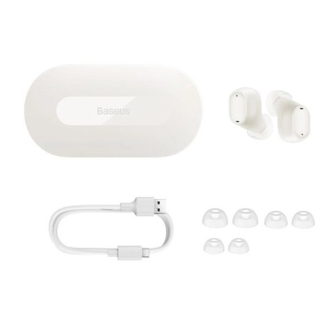 Słuchawki bezprzewodowe TWS Bluetooth 5.3 Baseus Bowie EZ10 - białe Słuchawki bezprzewodowe TWS Bluetooth 5.3 Baseus Bowie EZ10 - białe