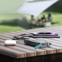 Powerbank 10000mAh Joyroom JR-L016 z wbudowanymi kablami USB-C/micro USB/Lightning - czarny