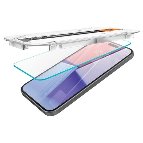 Szkło hartowane Spigen Glas.tR EZ Fit na iPhone 15 Plus / 16 Plus Szkło hartowane Spigen Glas.tR EZ Fit na iPhone 15 Plus / 16 Plus