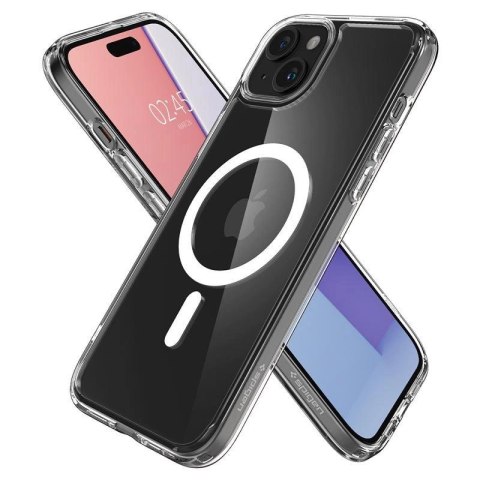 Etui Spigen Crystal Hybrid MagSafe na iPhone 15 Plus - przezroczyste Etui Spigen Crystal Hybrid MagSafe na iPhone 15 Plus - przezroczyste