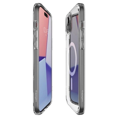 Etui Spigen Crystal Hybrid MagSafe na iPhone 15 Plus - przezroczyste Etui Spigen Crystal Hybrid MagSafe na iPhone 15 Plus - przezroczyste