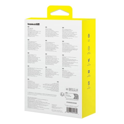 Ładowarka samochodowa Baseus Enjoyment Pro USB-C (żeńskie) / USB-C (męskie) 60W - czarna Ładowarka samochodowa Baseus Enjoyment Pro USB-C (żeńskie) / USB-C (męskie) 60W - czarna