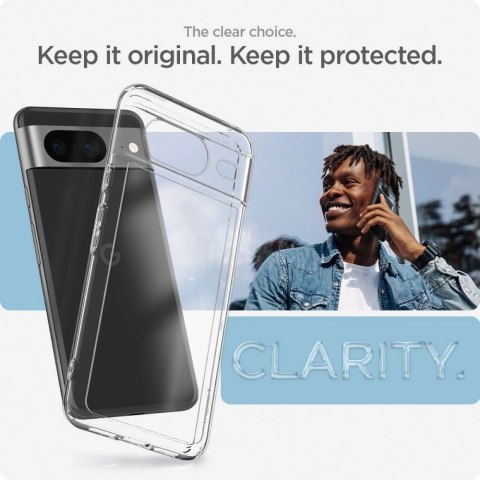 Etui Spigen Ultra Hybrid na Google Pixel 8 - przezroczyste Etui Spigen Ultra Hybrid na Google Pixel 8 - przezroczyste