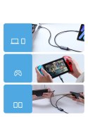 Kabel Joyroom Speedy Series S-A21 2w1 USB-C - USB-C / USB-C 100W 1.5m - czarny