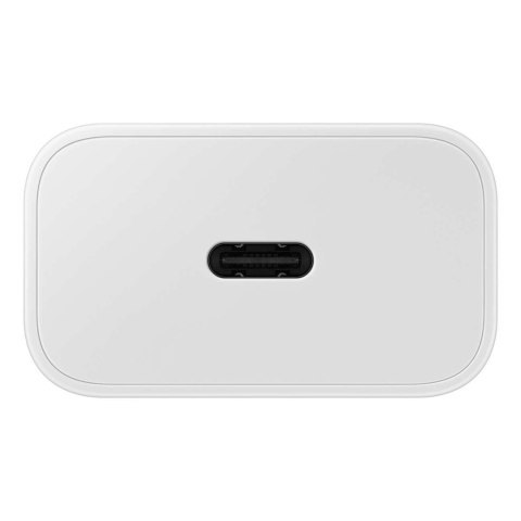 Ładowarka sieciowa GaN Samsung EP-T2510XWEGEU 25W SFC z kablem USB-C - biała Ładowarka sieciowa GaN Samsung EP-T2510XWEGEU 25W SFC z kablem USB-C - biała