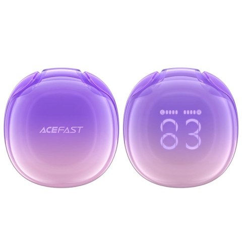 Słuchawki bezprzewodowe Acefast T9 Bluetooth 5.3 douszne - fioletowe Słuchawki bezprzewodowe Acefast T9 Bluetooth 5.3 douszne - fioletowe