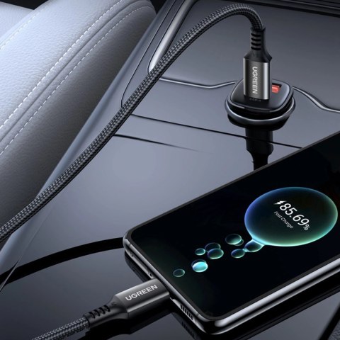 Kabel Ugreen US555 100W USB-C / USB-C PD 3 m - szary Kabel Ugreen US555 100W USB-C / USB-C PD 3 m - szary